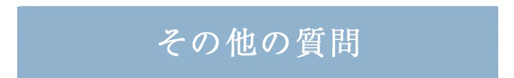 その他の質問