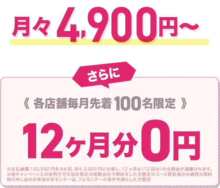 月々4900円