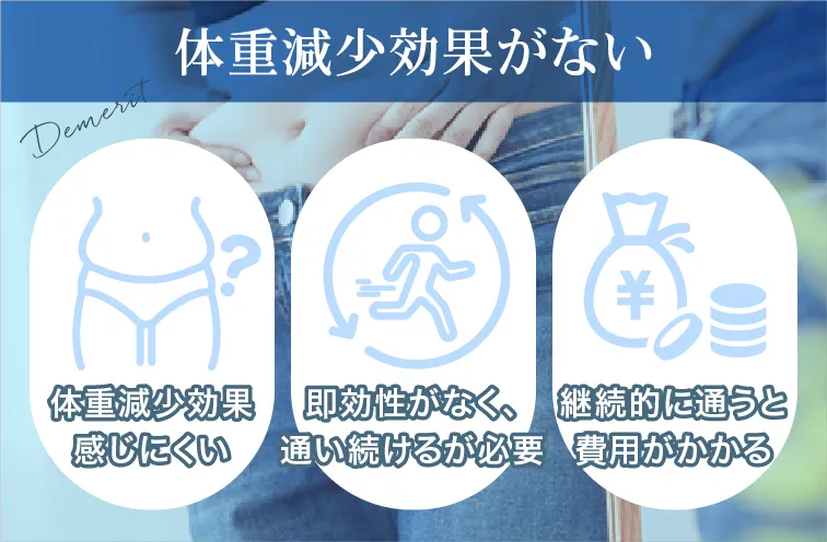 エステダイエットのデメリット