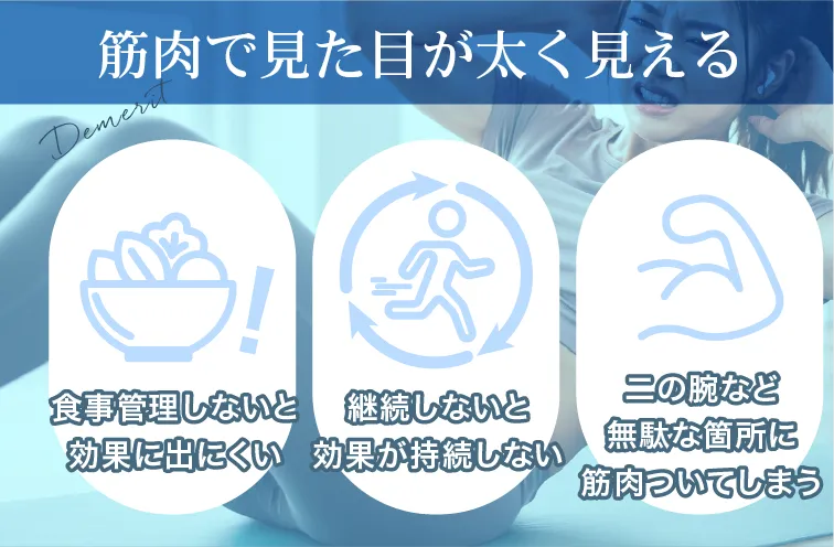 運動ダイエットのデメリット