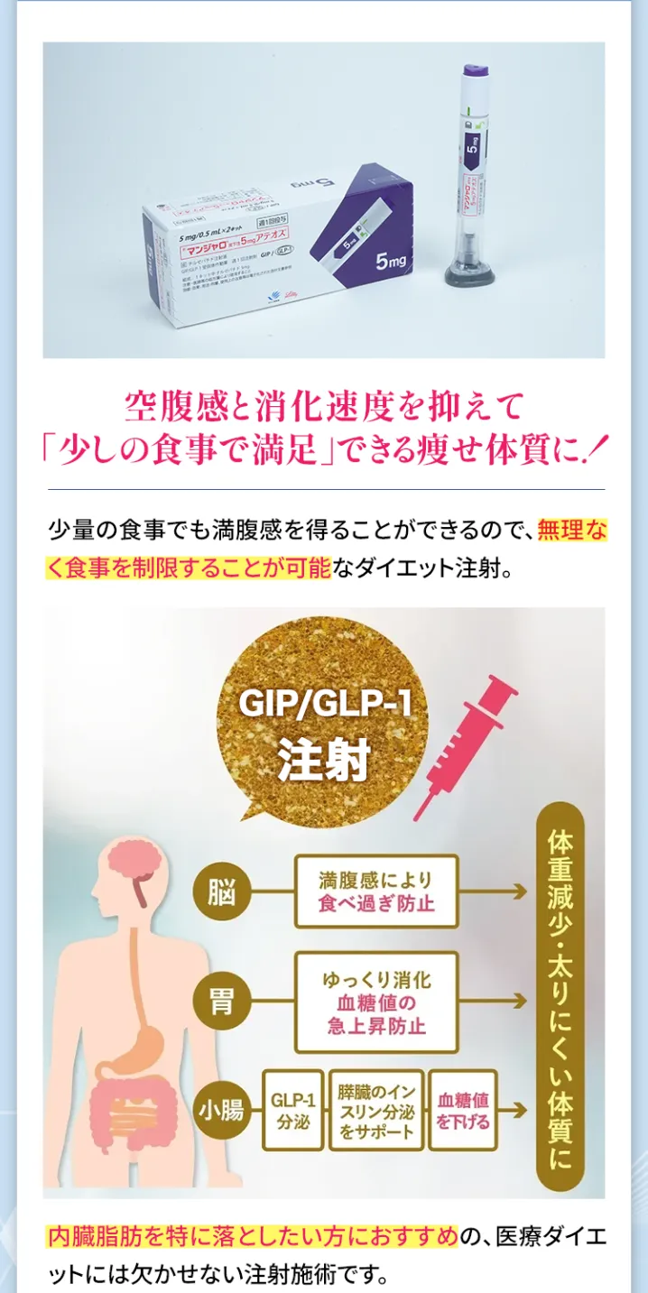 食欲抑制ダイエット注射
