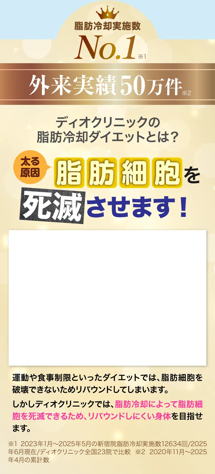 ディオクリニックの脂肪冷却ダイエットとは？