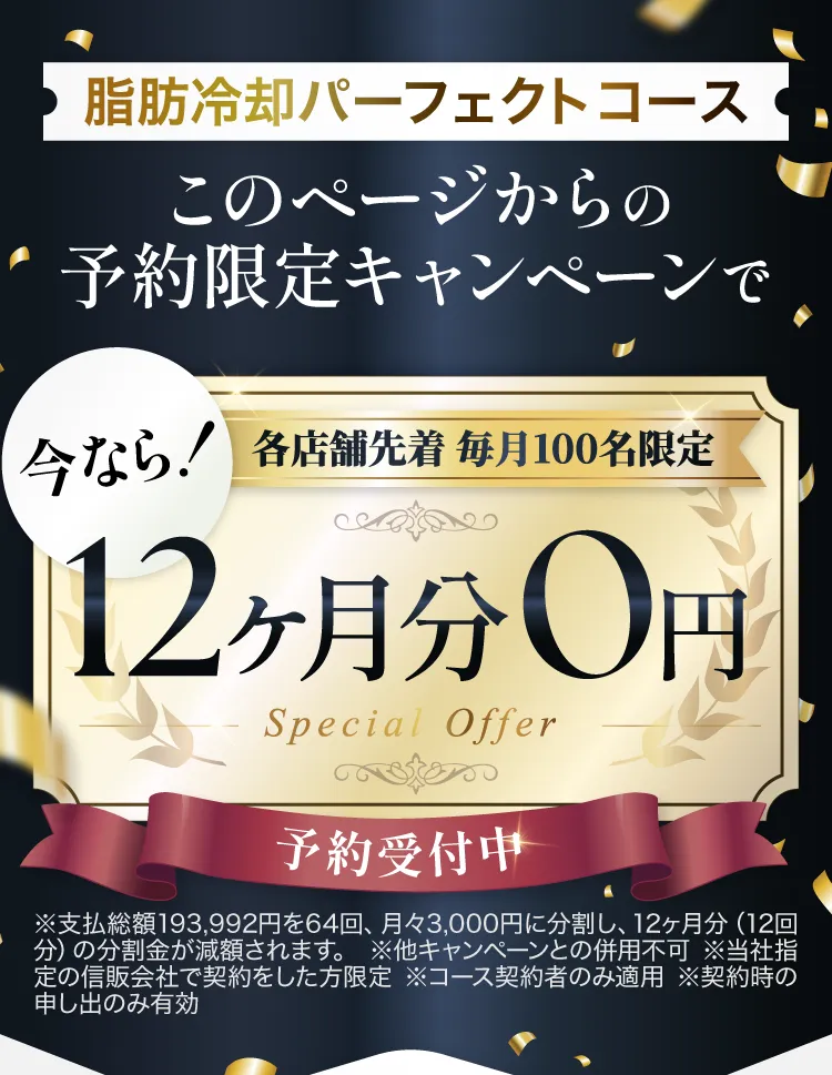 12ヶ月分0円