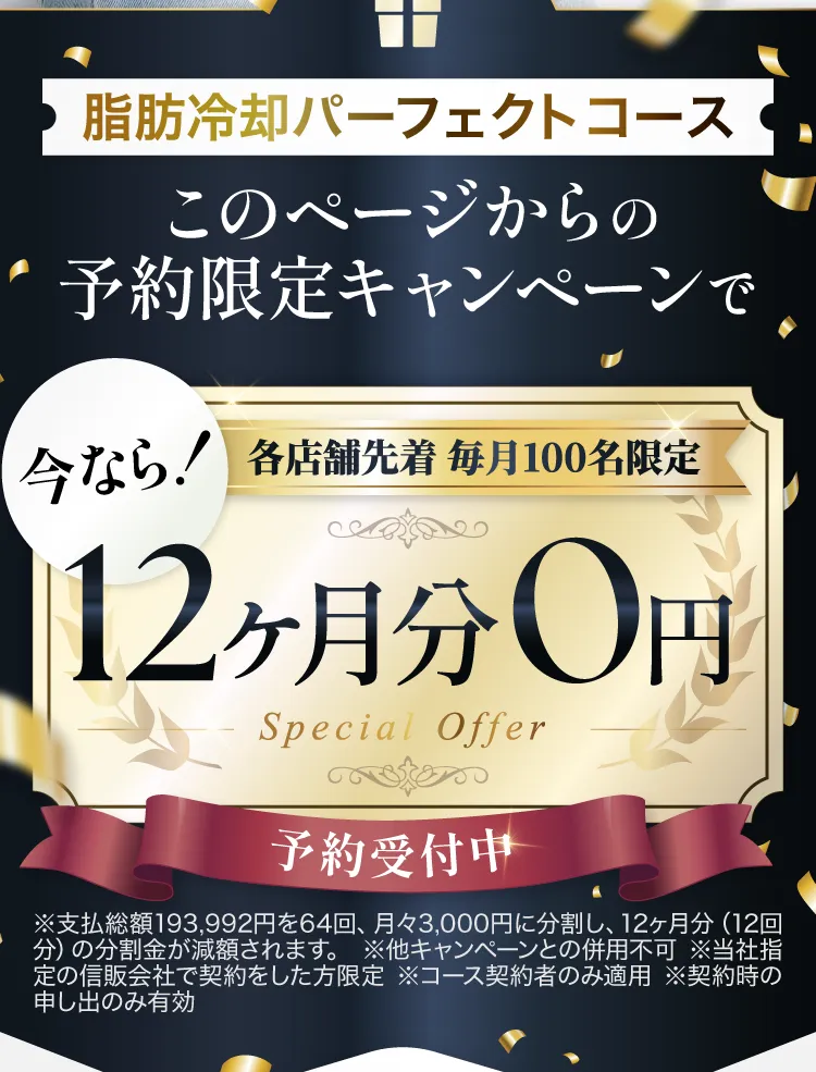 12ヶ月分0円