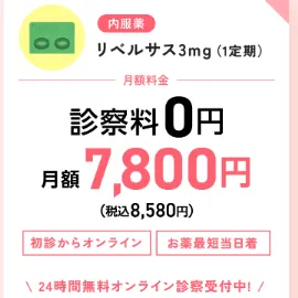 DMMオンラインクリニックのリベルサス通販の料金